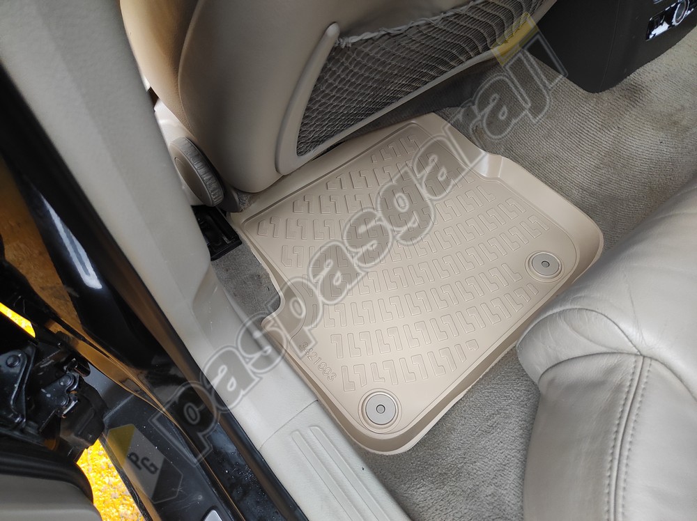 Audi A6 C6 Bej Renk 3D Havuzlu Paspas, 2004-2011