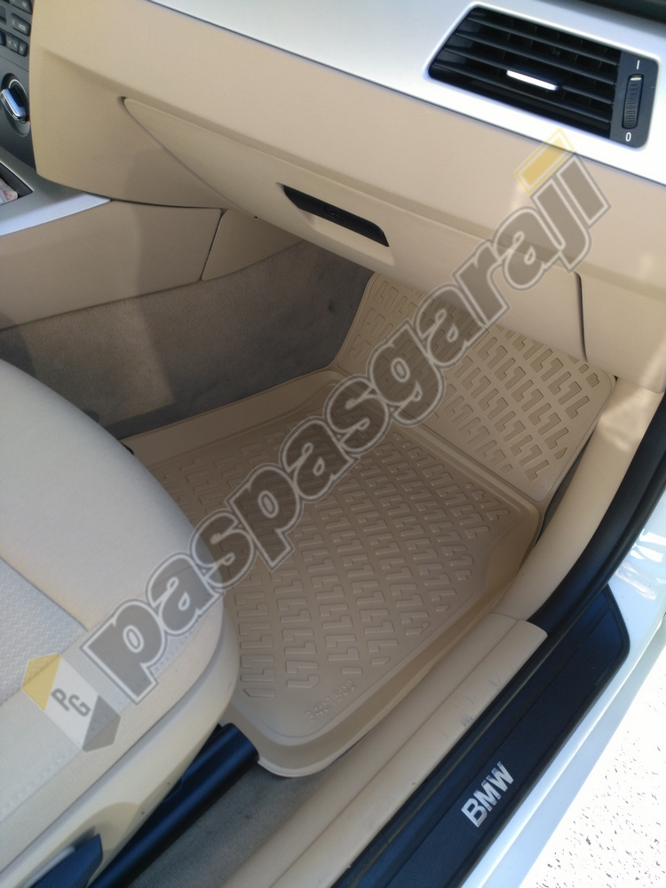 Bmw 3 Serisi E90 3D Havuzlu Bej Renk Paspas, 2005-2013 Arası