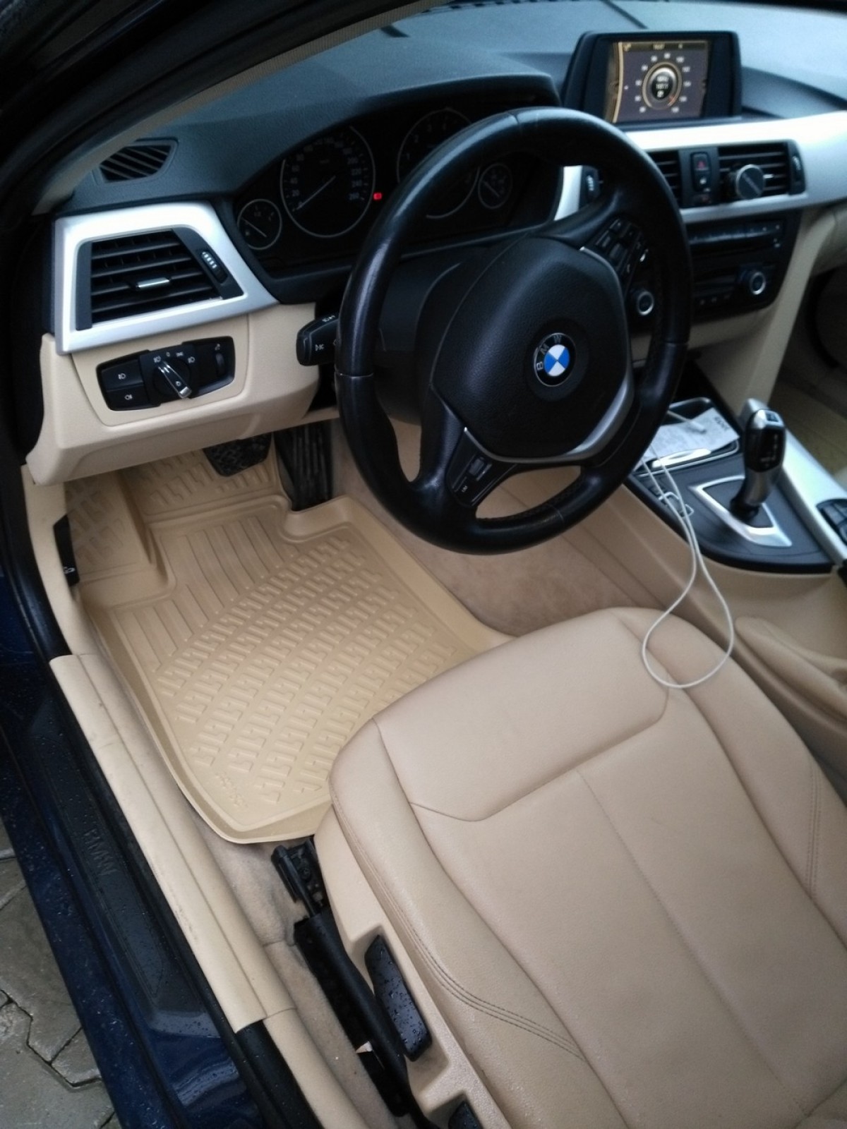 Bmw 3 Serisi F30 Bej 3D Havuzlu Paspas 2012-2018 Arası