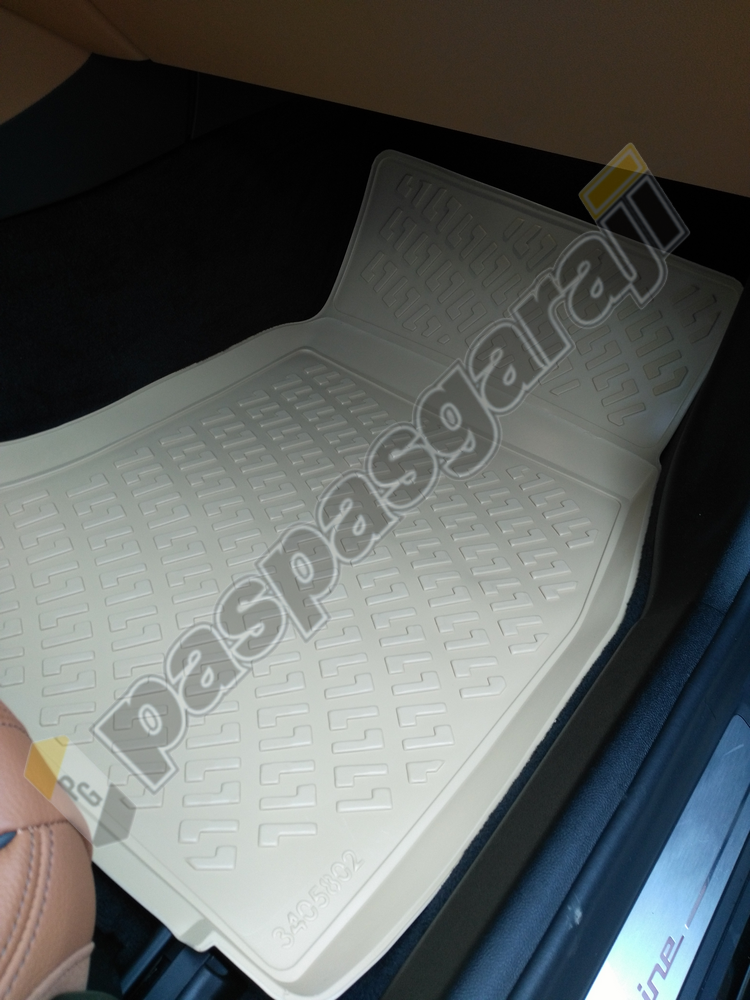 Bmw 5 Serisi G30 3D Bej Renk Havuzlu Paspas, 2018- Sonrası