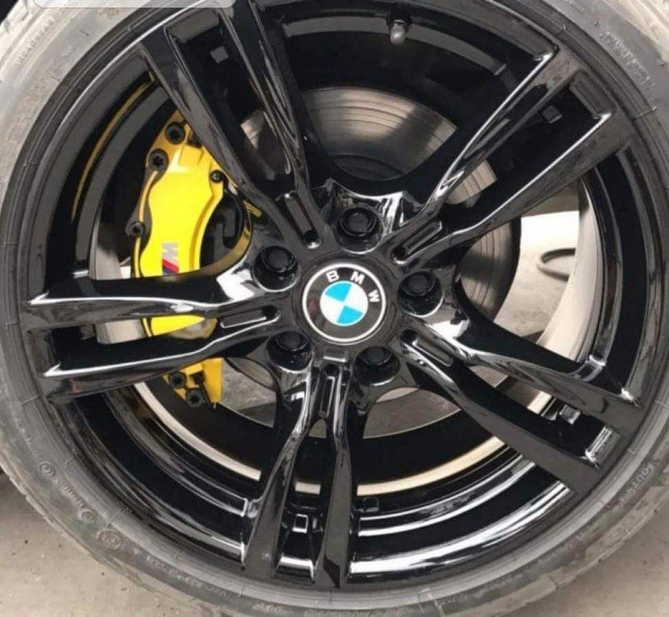 Bmw M Performance Kaliper Kapağı 4 adet  Sarı