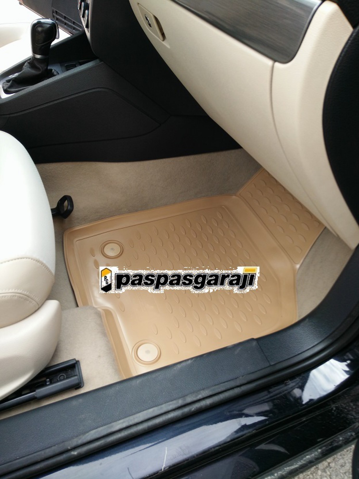 Kaiser VOLKSWAGEN Jetta Bej 3D Havuzlu Paspas 2011-2019 Arası