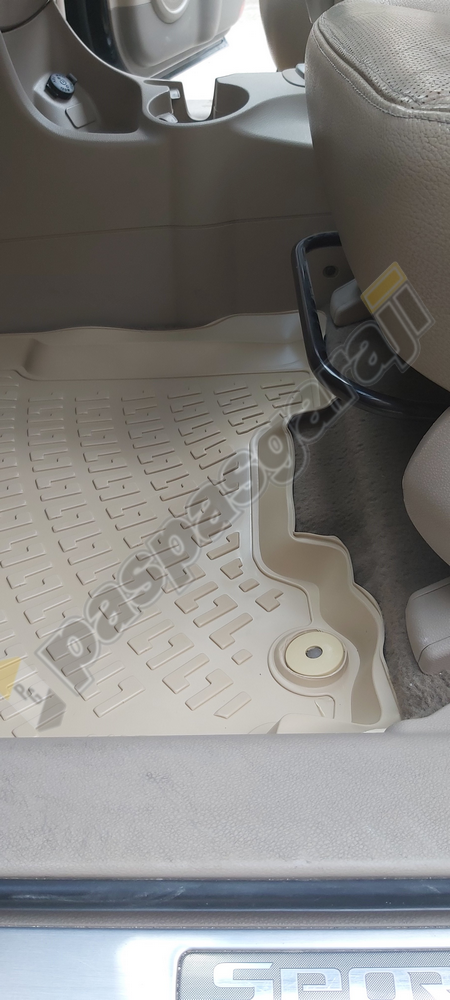 Kaiser Kia Sportage Bej 3D Havuzlu Paspas, 2005-2010