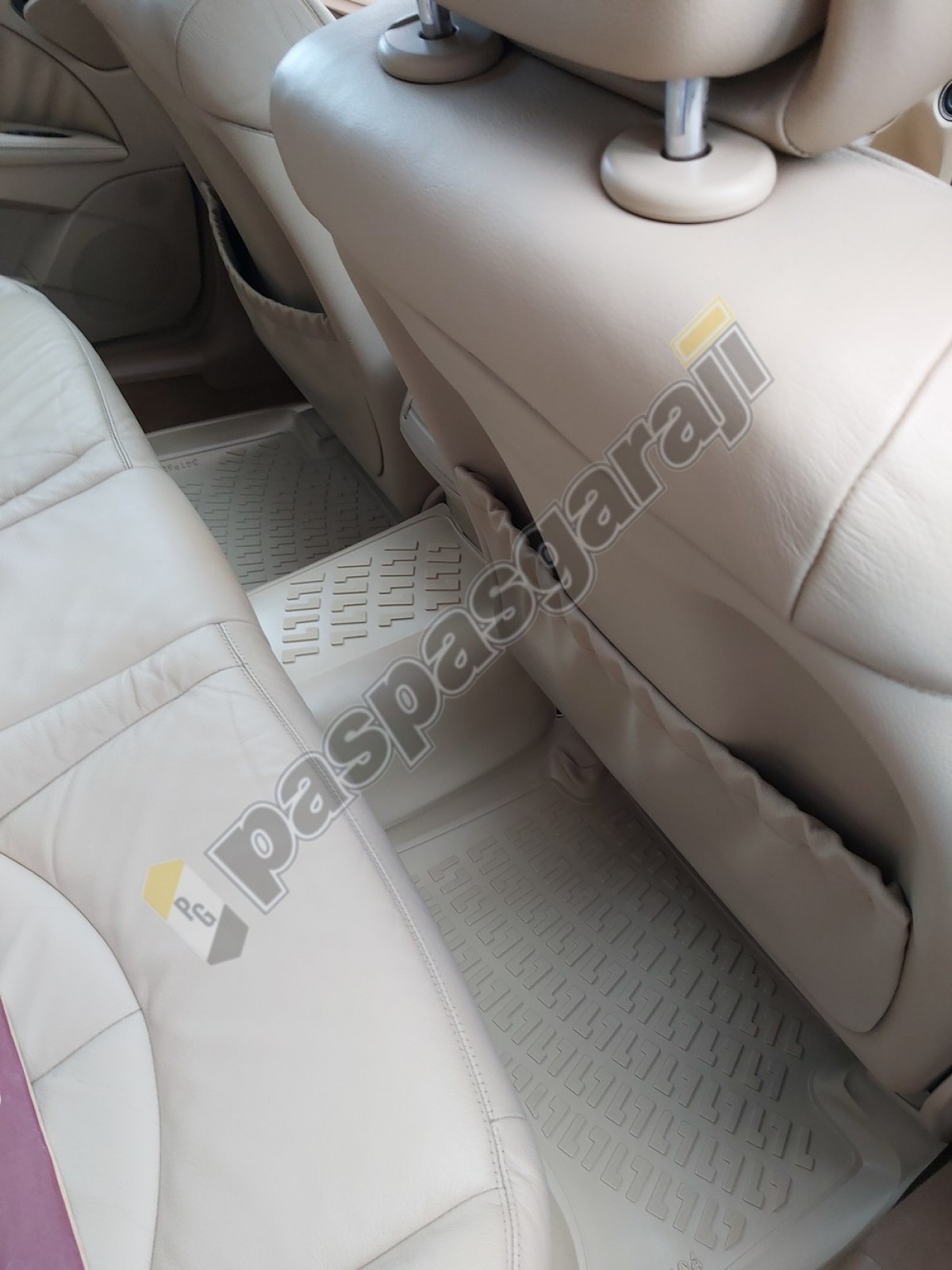 Kaiser Mercedes E Serisi W211 Bej 3D Havuzlu Paspas, 2002-2009 Arası