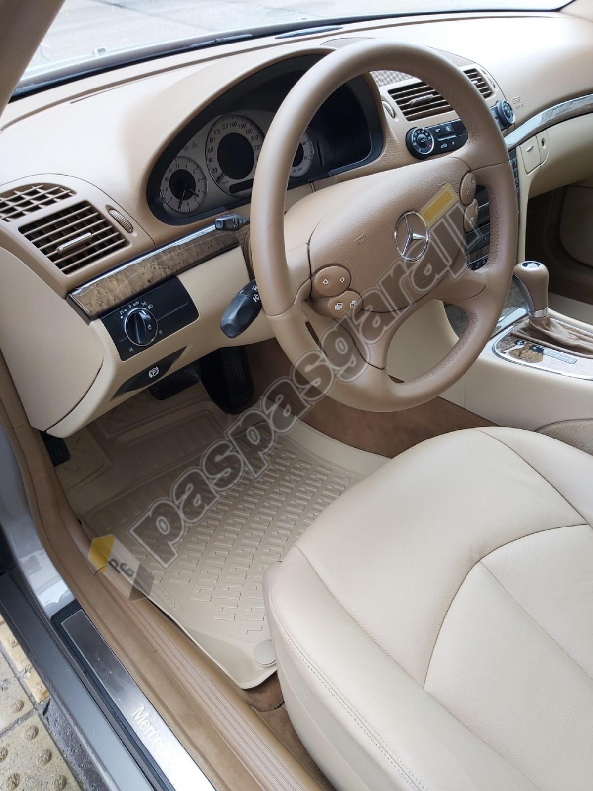 Kaiser Mercedes E Serisi w211 3D BEJ Havuzlu Paspas,2002-2009 Arası