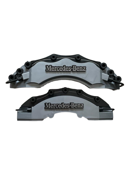 Mercedes Benz Yazılı Kaliper Kapağı 4 adet  Gri