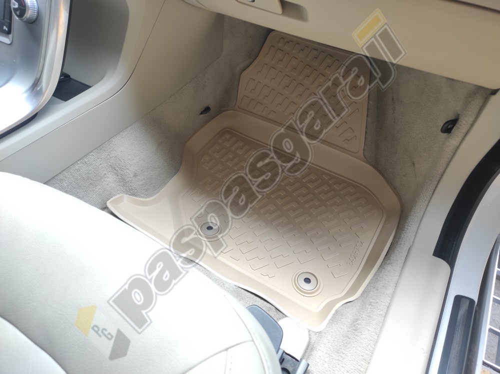 Paspasgaraji Volvo S80 Bej Havuzlu 3D Paspas, 2006-2016