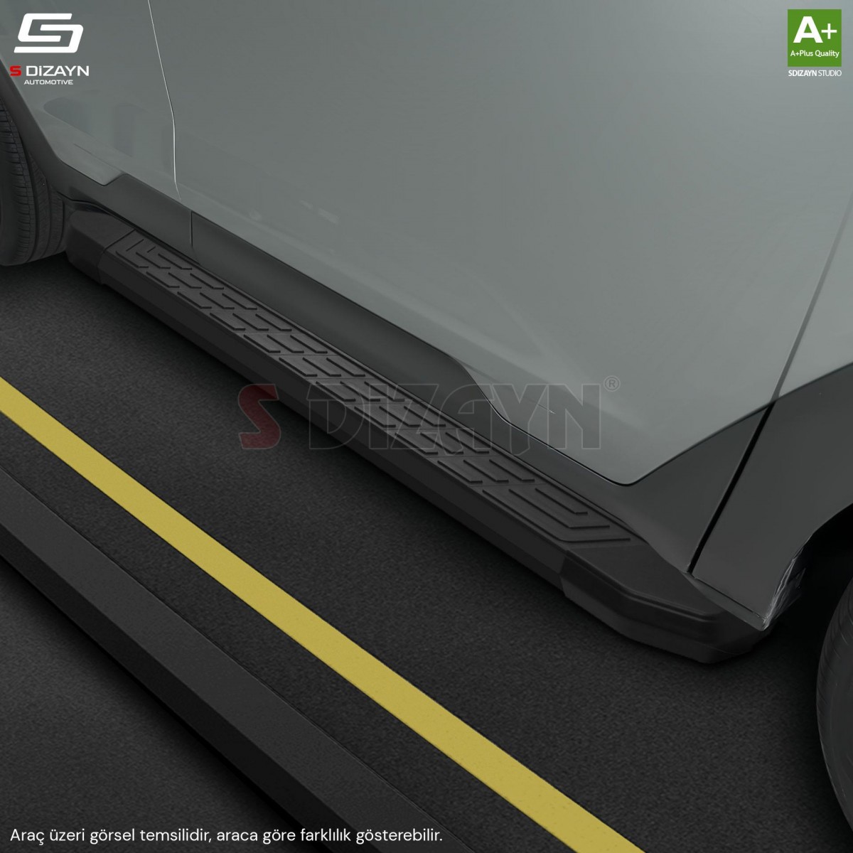 S-Dizayn BYD Atto 3 NewLine Siyah Yan Basamak 193 Cm 2022 Üzeri