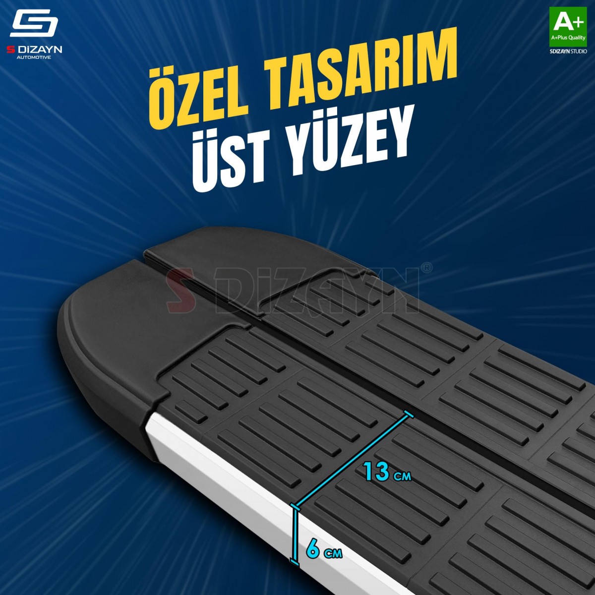 S-Dizayn Dacia Jogger S-Line Aluminyum Yan Basamak 213 Cm 2022 Üzeri A+ Kalite