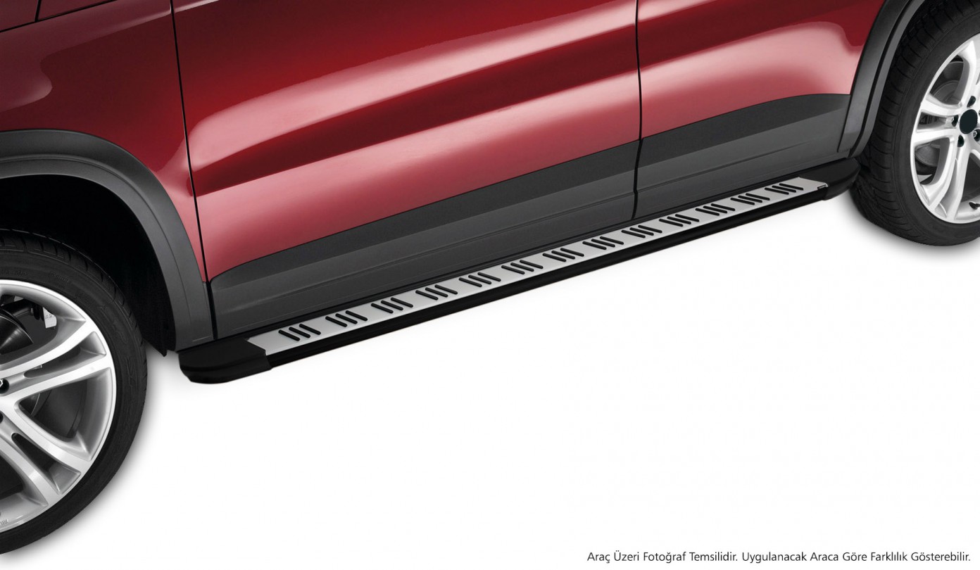 S-Dizayn Ford Courier M-Line Gri Yan Basamak 176 Cm 2014-2022