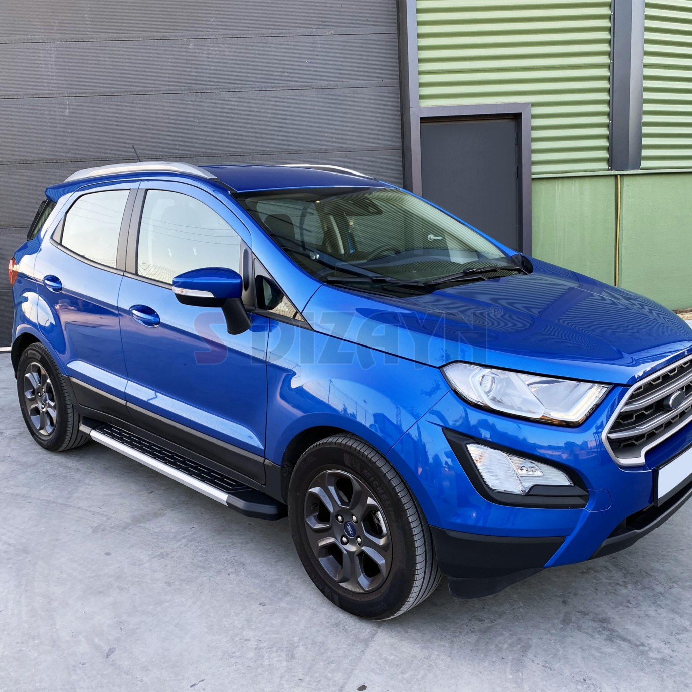 S-Dizayn Ford EcoSport 2 EcoBoost 1.0 NewLine Aluminyum Yan Basamak 173 Cm 2012-2022 A+ Kalite