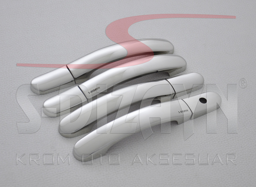 S-Dizayn Ford Fiesta Krom Kapı Kolu 4 Kapı 2002-2009