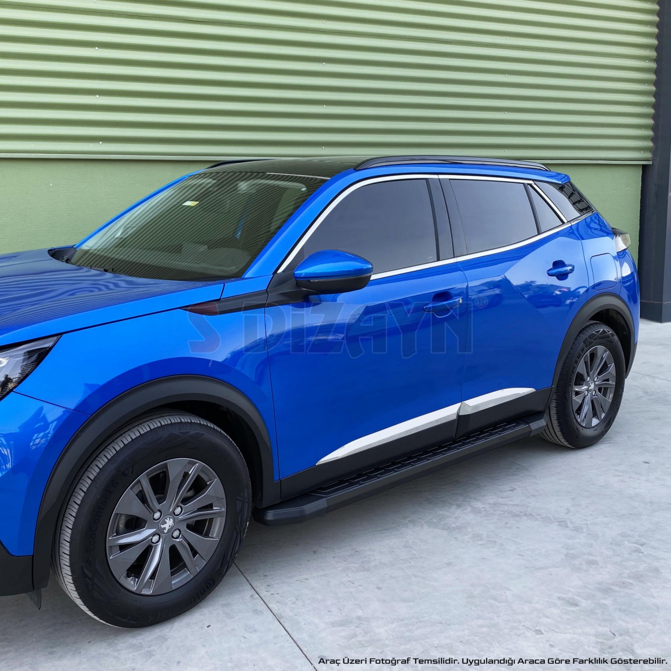 S-Dizayn Jeep Cherokee KL NewLine Siyah Yan Basamak 173 Cm 2013-2023 A+ Kalite