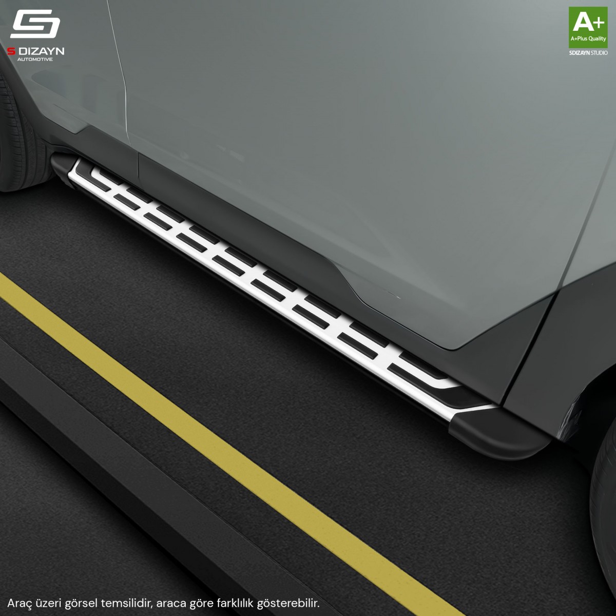 S-Dizayn MG E-HS S-Plus Gri Yan Basamak 183 Cm 2021 Üzeri A+ Kalite