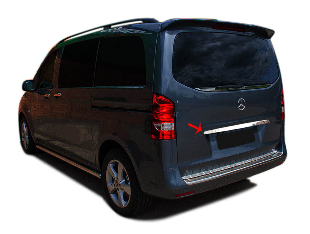 S-Dizayn Mercedes Vito W447 Krom Bagaj Çıtası 2014-2020