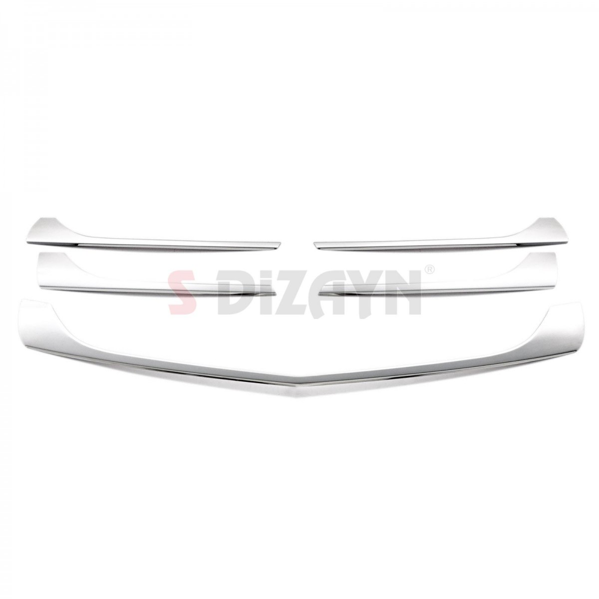 S-Dizayn Mercedes Vito W447 Krom Ön Panjur Geniş Model 5 Prç. 2014-2020