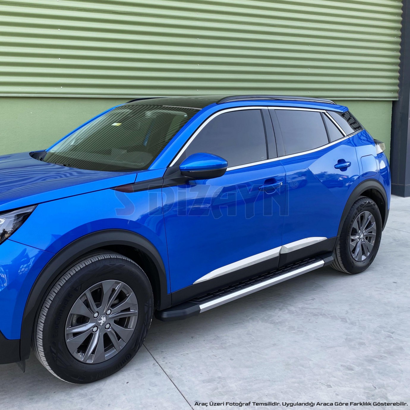 S-Dizayn Peugeot 5008 2 NewLine Krom Yan Basamak 203 Cm 2017-2023 A+ Kalite