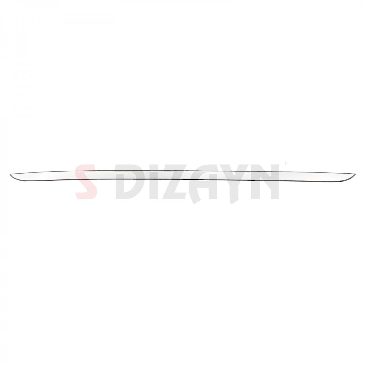 S-Dizayn Peugeot Partner 3 Krom Bagaj Alt Çıtası 2019 Üzeri