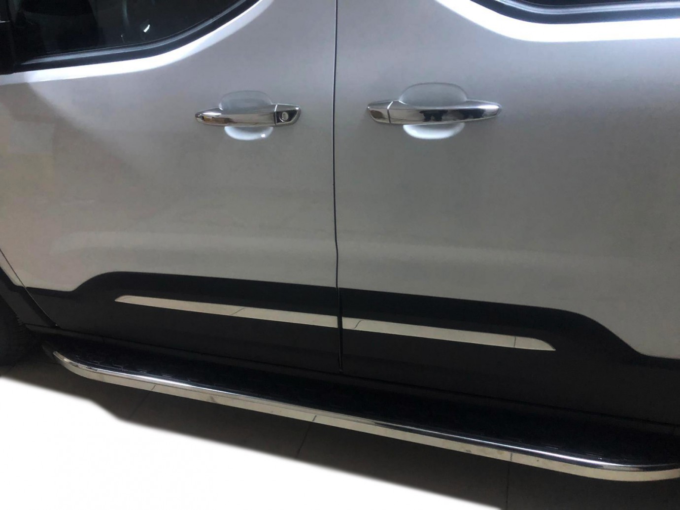 S-Dizayn Peugeot Rifter Krom Yan Kapı Çıtası 4 Prç. 2019 Üzeri