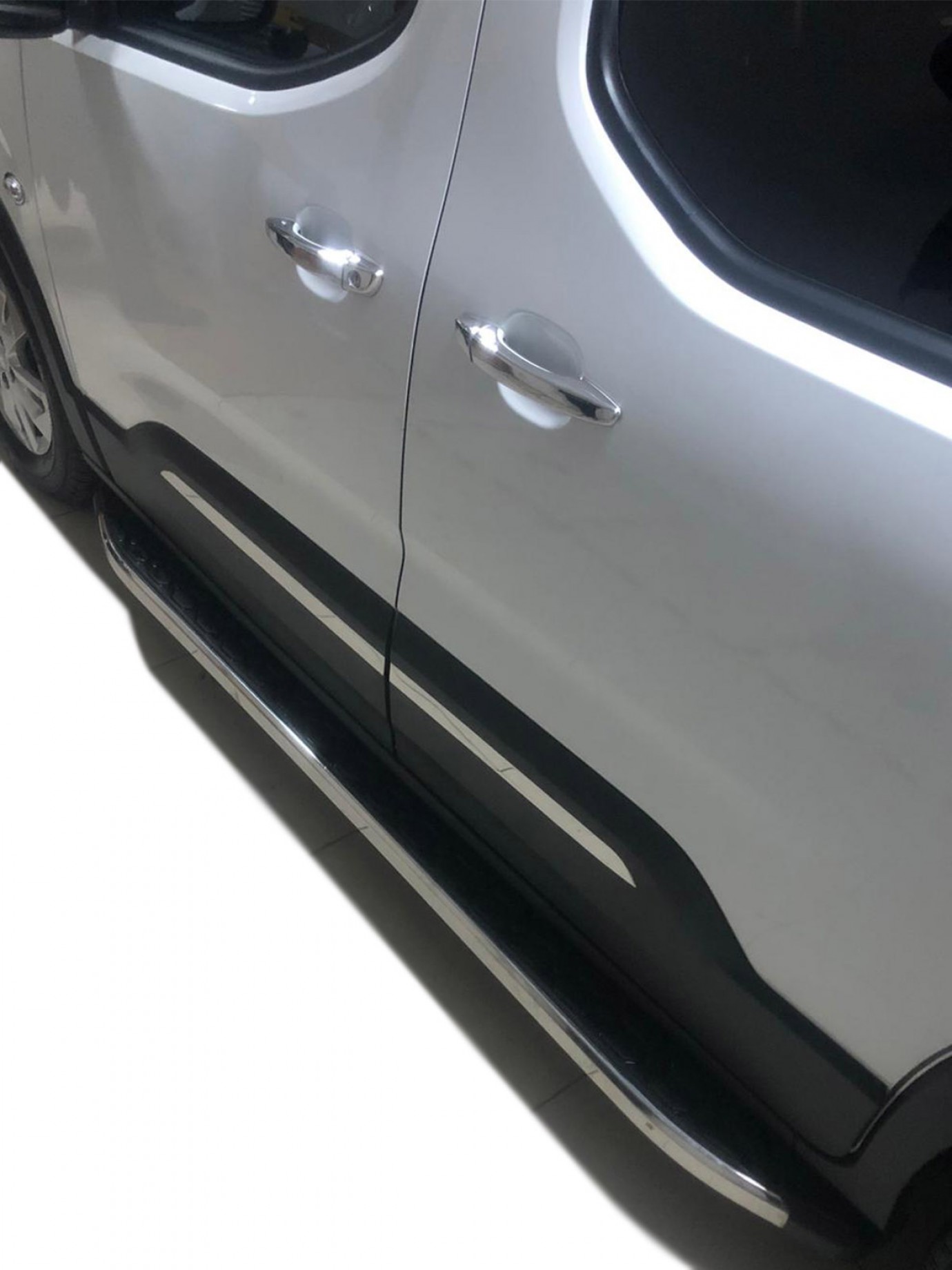 S-Dizayn Peugeot Rifter Krom Yan Kapı Çıtası 4 Prç. 2019 Üzeri