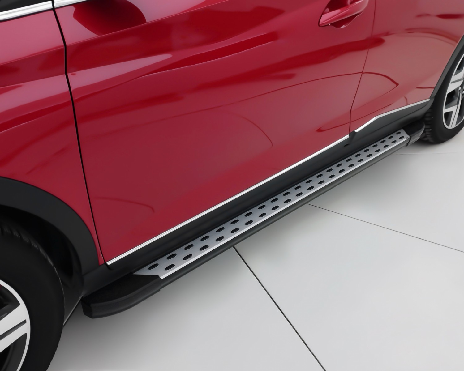 S-Dizayn Renault Kangoo 3 Uzun Şase TrimLine Gri Yan Basamak 230 Cm 2021 Üzeri A+ Kalite