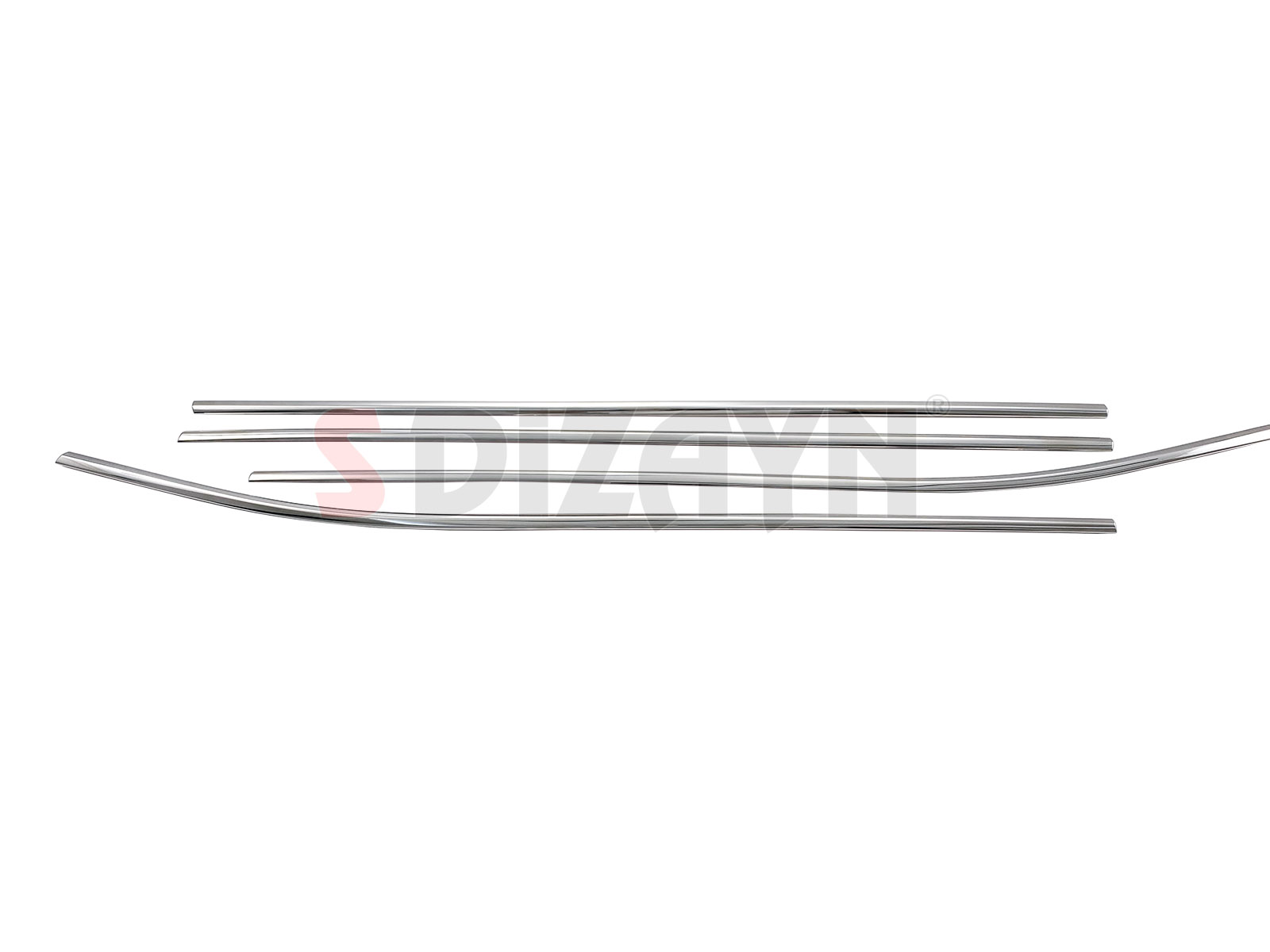 S-Dizayn Toyota Corolla Krom Cam Çıtası 4 Prç. 2013-2018