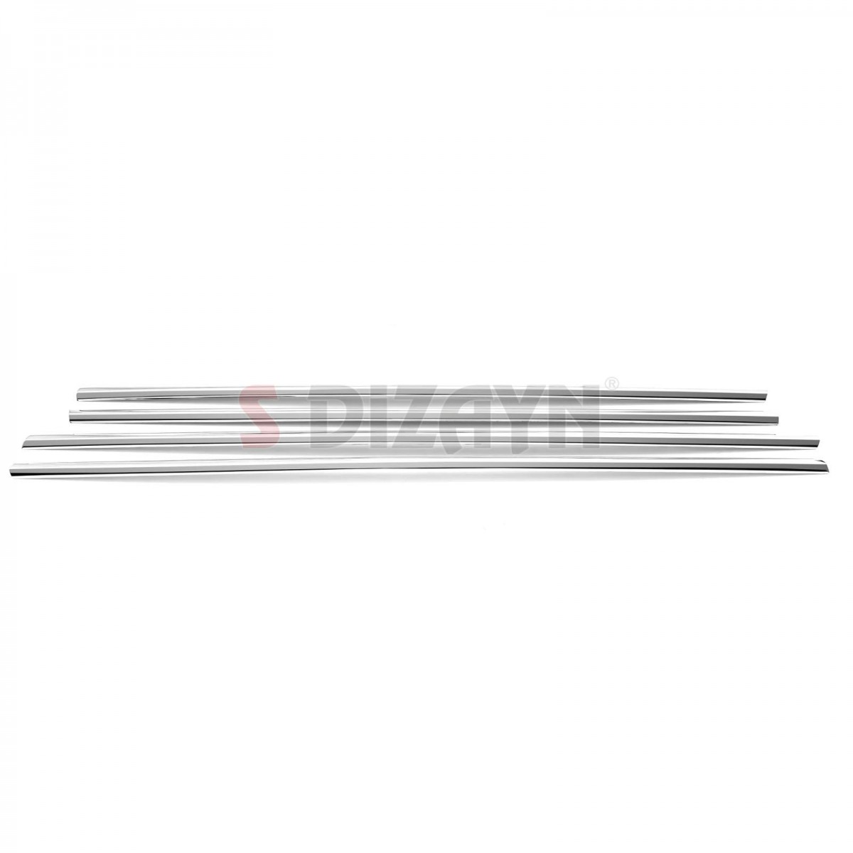 S-Dizayn VW Golf 7 Krom Cam Çıtası 4 Prç 2013-2020