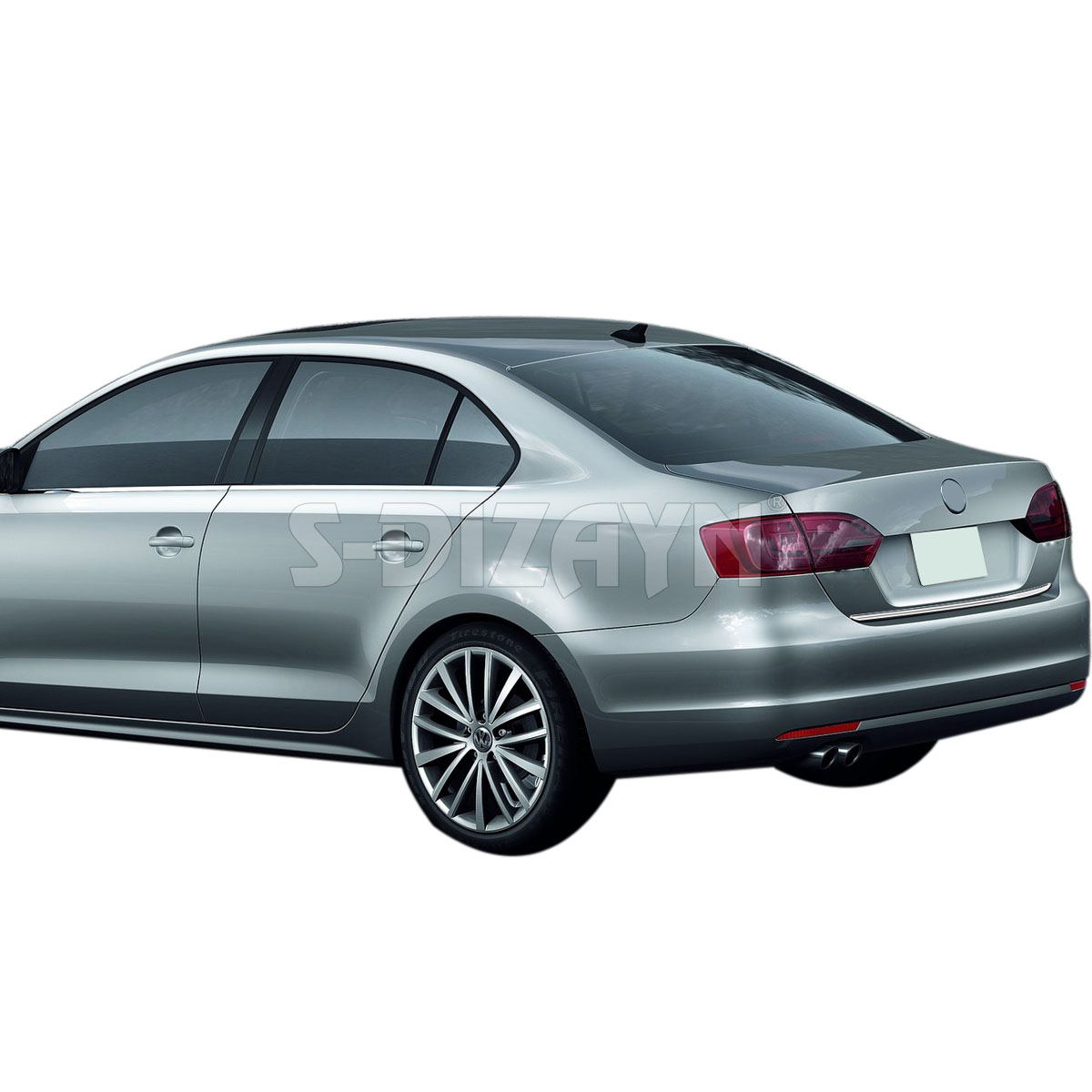 S-Dizayn VW Jetta Krom Bagaj Alt Çıta 2011-2014