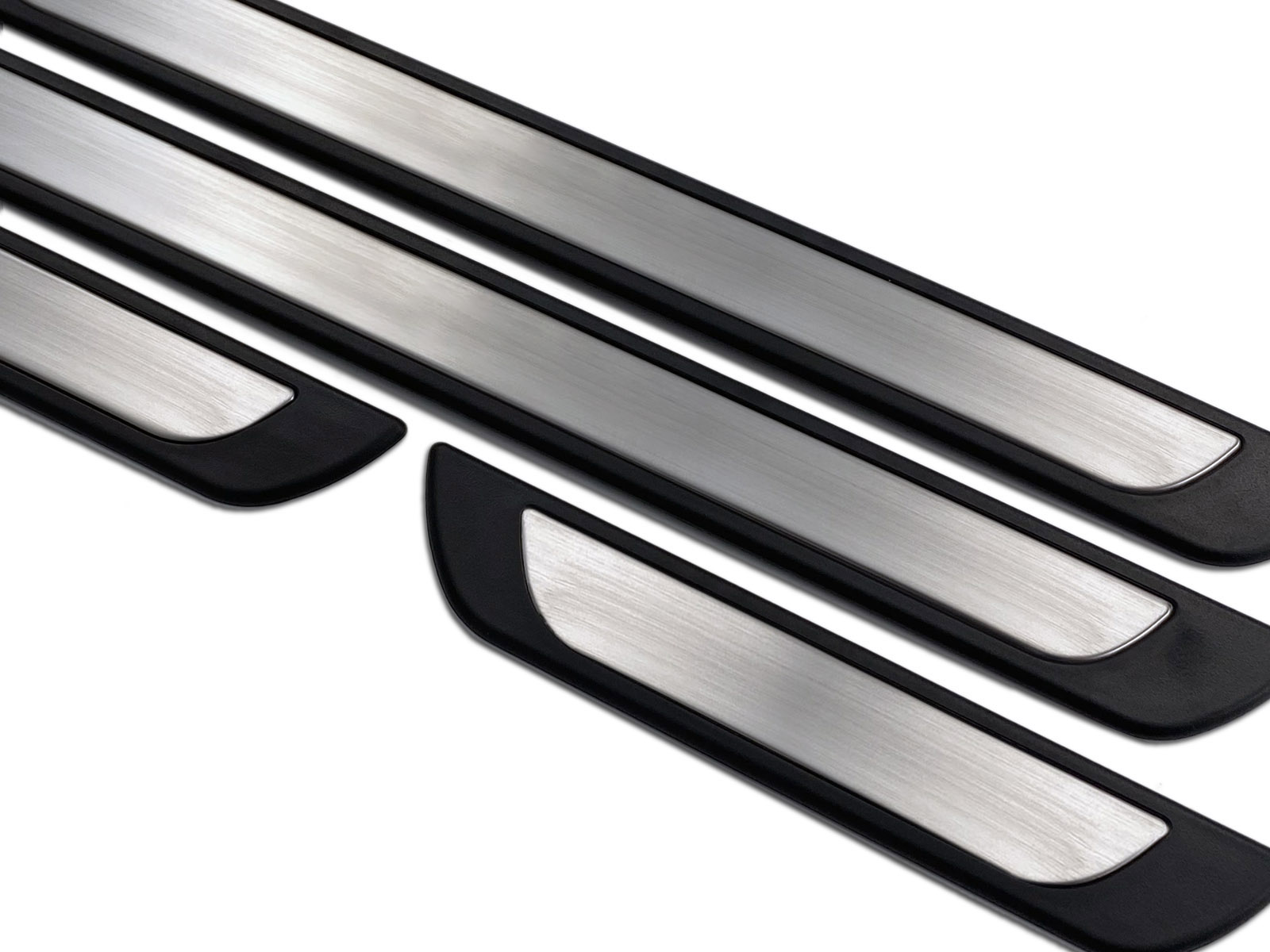 S-Dizayn Volvo V40 Cross Country Krom Kapı Eşik Koruması Krom Line 2013-2017 4 Parça