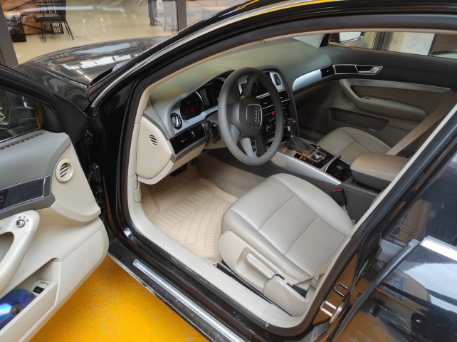 Audi A6 C6 Bej Renk 3D Havuzlu Paspas, 2004-2011