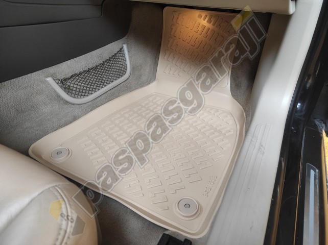 Audi A6 C6 Bej Renk 3D Havuzlu Paspas, 2004-2011