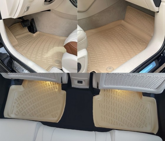Audi A6 C6 Bej Renk 3D Havuzlu Paspas, 2005-2011