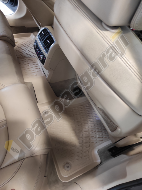 Audi A6 C7 Bej 3D Havuzlu Paspas, 2011-2018