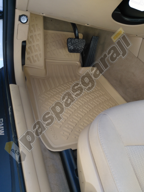 Bmw 3 Serisi E90 3D Havuzlu Bej Renk Paspas, 2005-2013 Arası