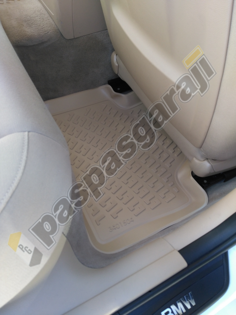Bmw 3 Serisi E90 3D Havuzlu Bej Renk Paspas, 2005-2013 Arası