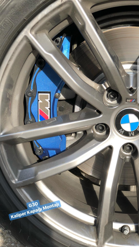 Bmw  ///M  Kaliper Kapağı 4 adet  Mavi
