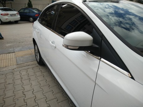 S-Dizayn Ford Focus 3 SD Krom Cam Çıtası 8 Prç 2011-2018
