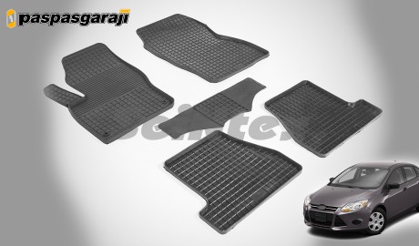 Seintex Ford Focus 3 Hücre Desenli 4D Havuzlu Paspas 2011-2015