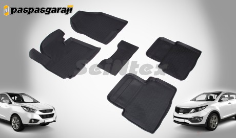 Hyundai ix35 2010-2014 Seintex 4D Havuzlu Paspas