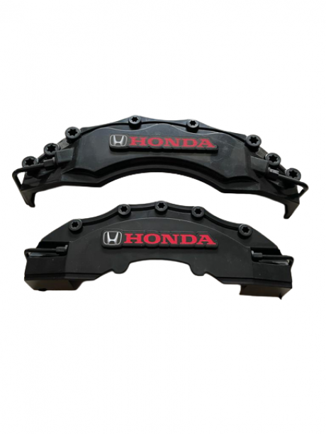 Honda Yazılı Kaliper Kapağı 4 adet  Siyah