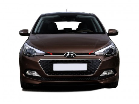 S-Dizayn Hyundai i20 Krom Ön Panjur 2 Prç 2014-2018
