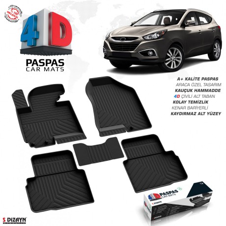 S-Dizayn Hyundai ix35 4D Havuzlu Paspas 2010-2017