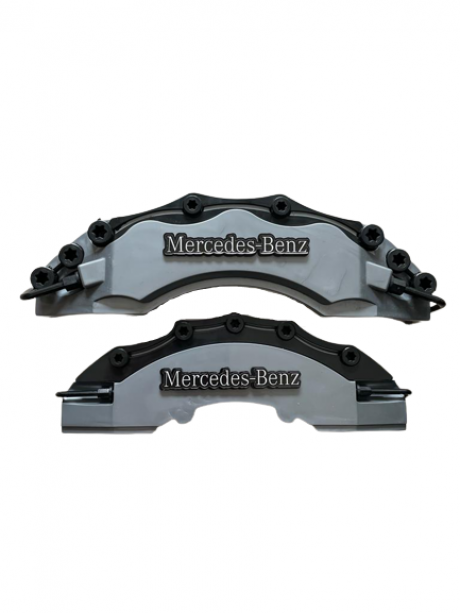 Mercedes Benz Yazılı Kaliper Kapağı 4 adet  Gri