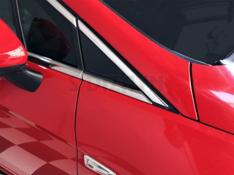 S-Dizayn Opel Astra K HB Krom Cam Çıtası 6 Prç. 2015-2022