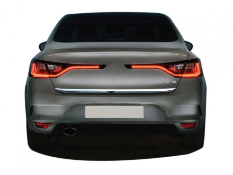 S-Dizayn Renault Megane 4 SD Krom Bagaj Alt Çıtası 2016 Üzeri A+ Kalite