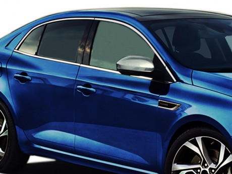 S-Dizayn Renault Megane 4 SD Krom Cam Çerçevesi 12 Prç. 2016-2020 A+ Kalite