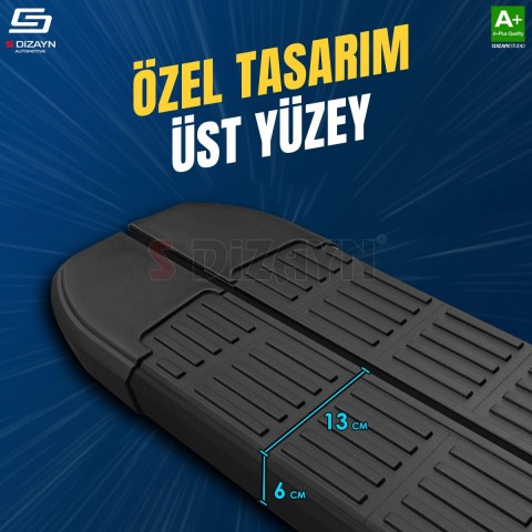 S-Dizayn BYD Atto 3 S-Line Siyah Yan Basamak 193 Cm 2022 Üzeri
