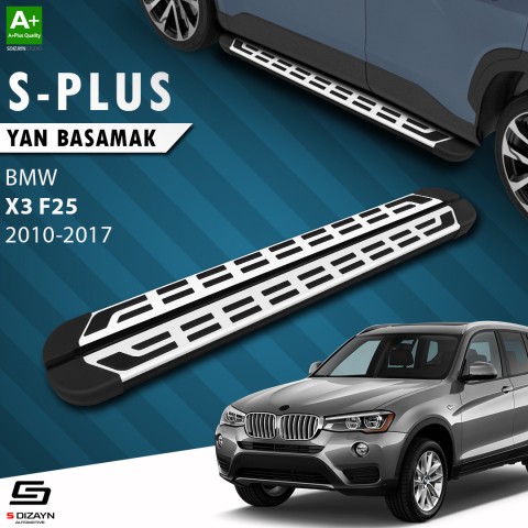 S-Dizayn Bmw X3 F25 S-Plus Gri Yan Basamak 193 Cm 2010-2017 A+ Kalite