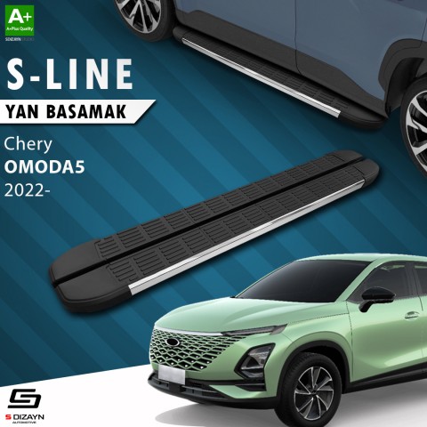 S-Dizayn Chery Omoda5 S-Line Krom Yan Basamak 183 Cm 2022 Üzeri A+ Kalite