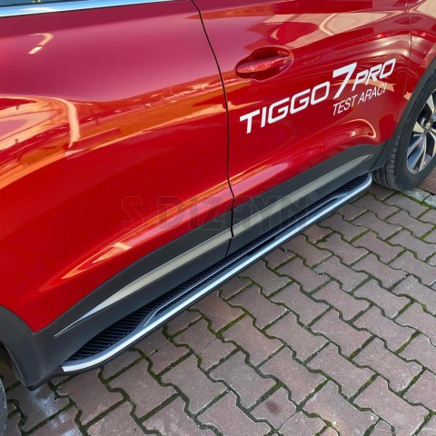 S-Dizayn Chery Tiggo7/8 Pro OEM Stil Yan Basamak Seti 2022 Üzeri A+ Kalite A+ Kalite